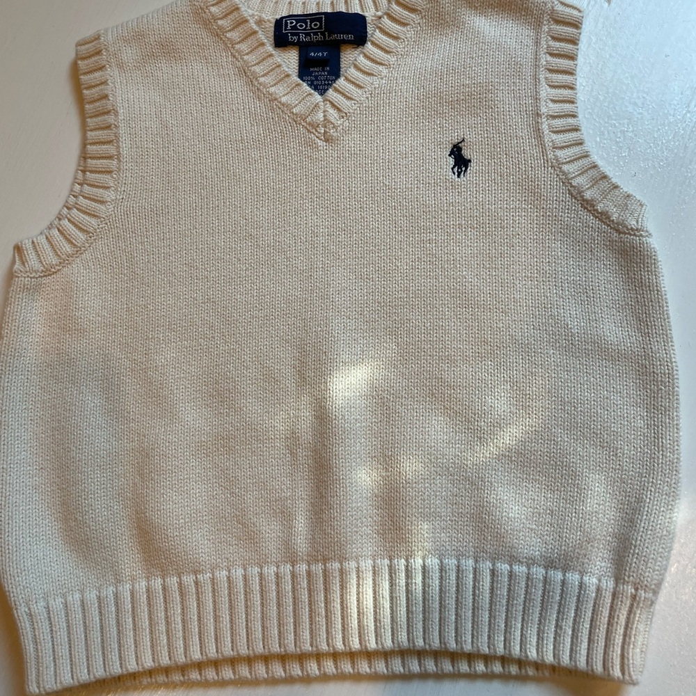 EUC Polo Ralph Lauren Vest Size 4/4T